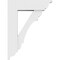 Ekena Millwork Standard Olympic Architectural Grade PVC Bracket with Traditional Ends, 5"W x 18"D x 24"H BKTP05X18X24OLY01 - alternate 2